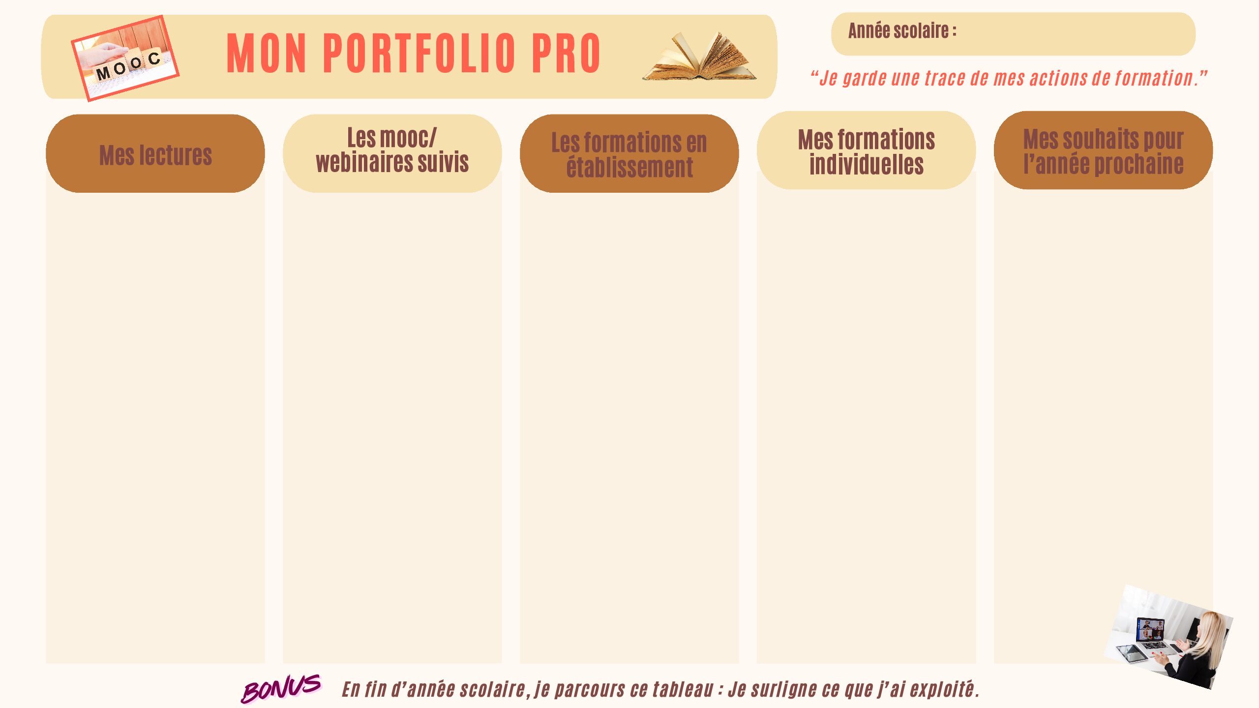Portfolio professionnel