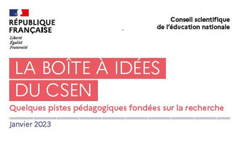 Boîte à idées du Conseil Scientifique de l'Éducation Nationale