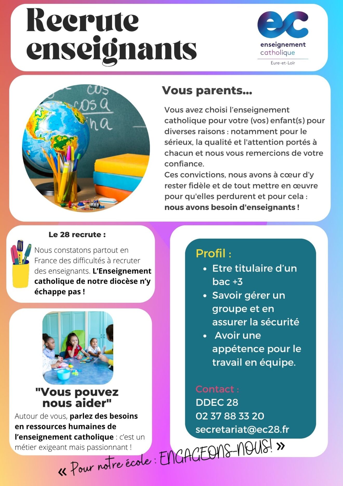 Recrute enseignants