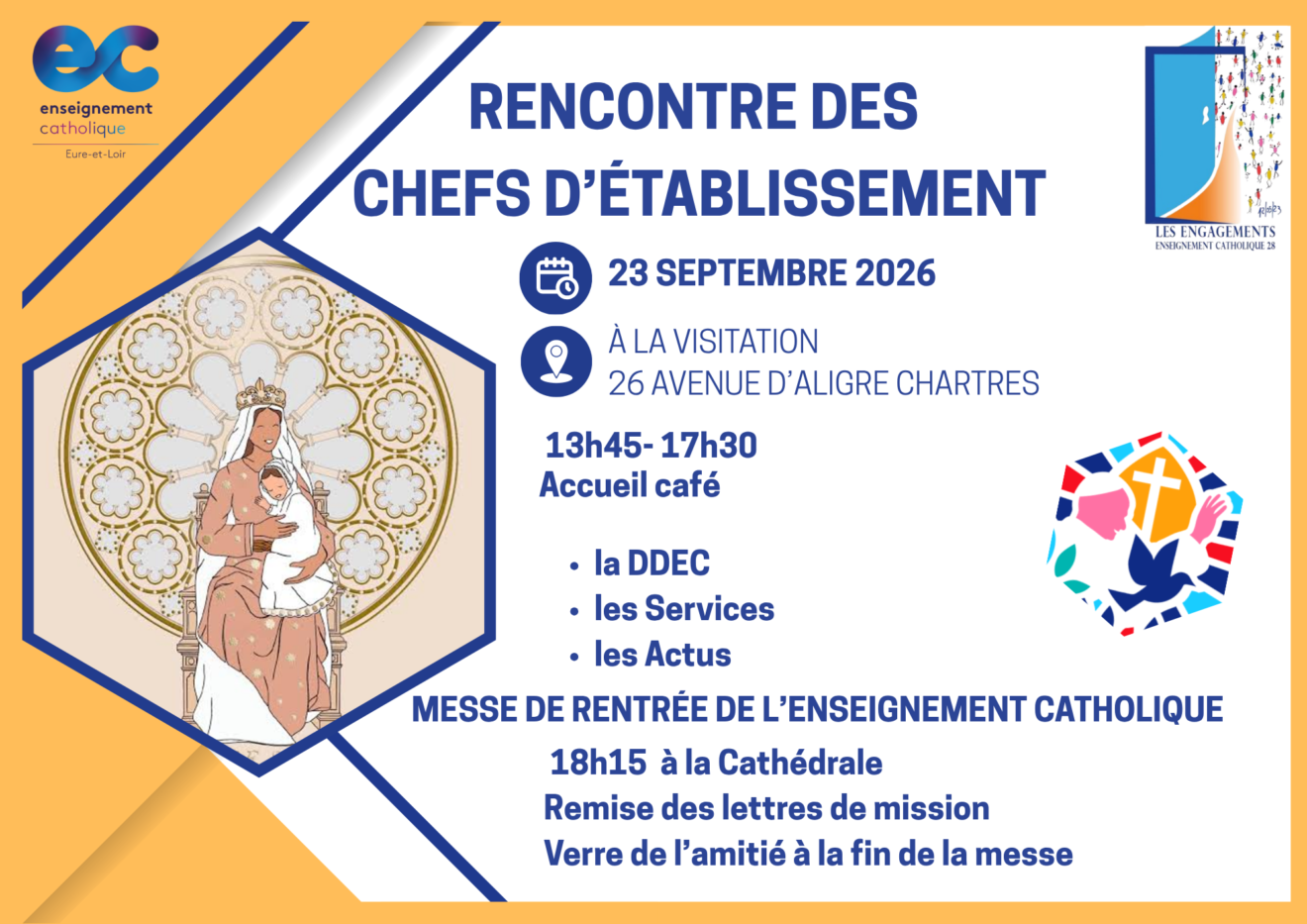 Rencontre des chefs d'établissement 23 septembre