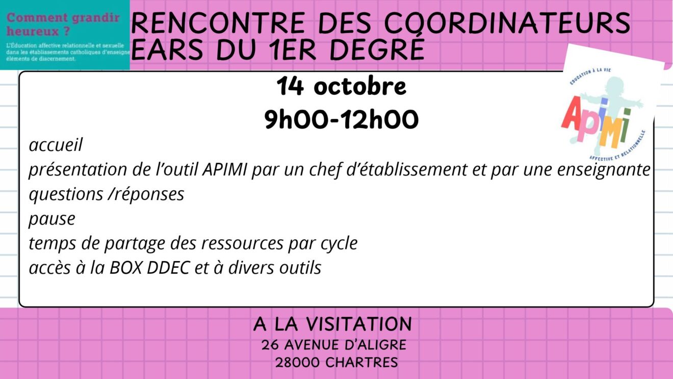 Rencontre Réseau EARS 1er degré
