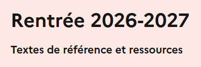 Nouveaux programmes